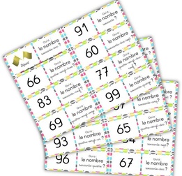 domino et jeux de loto autour des nombres de 60 à 99