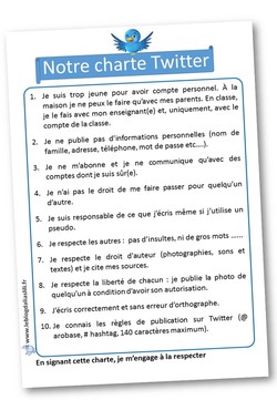 Charte Twitter